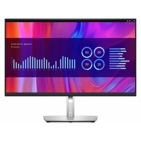 Dell P2723DE IPS Monitor 27 QHD 2560x1440 με Χρόνο Απόκρισης 8ms GTG