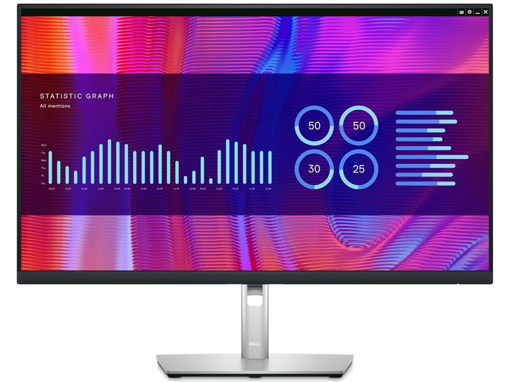 Dell P2723DE IPS Monitor 27 QHD 2560x1440 με Χρόνο Απόκρισης 8ms GTG
