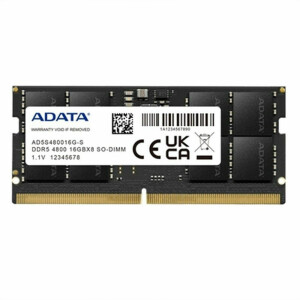Adata DDR5 με Module 1x16GB και Ταχύτητα 4800 για Laptop Κωδικός AD5S480016G-S