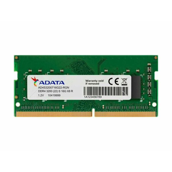 Adata Premier DDR4 με Module 1x16GB και Ταχύτητα 3200 για Laptop Κωδικός AD4S320016G22-SGN