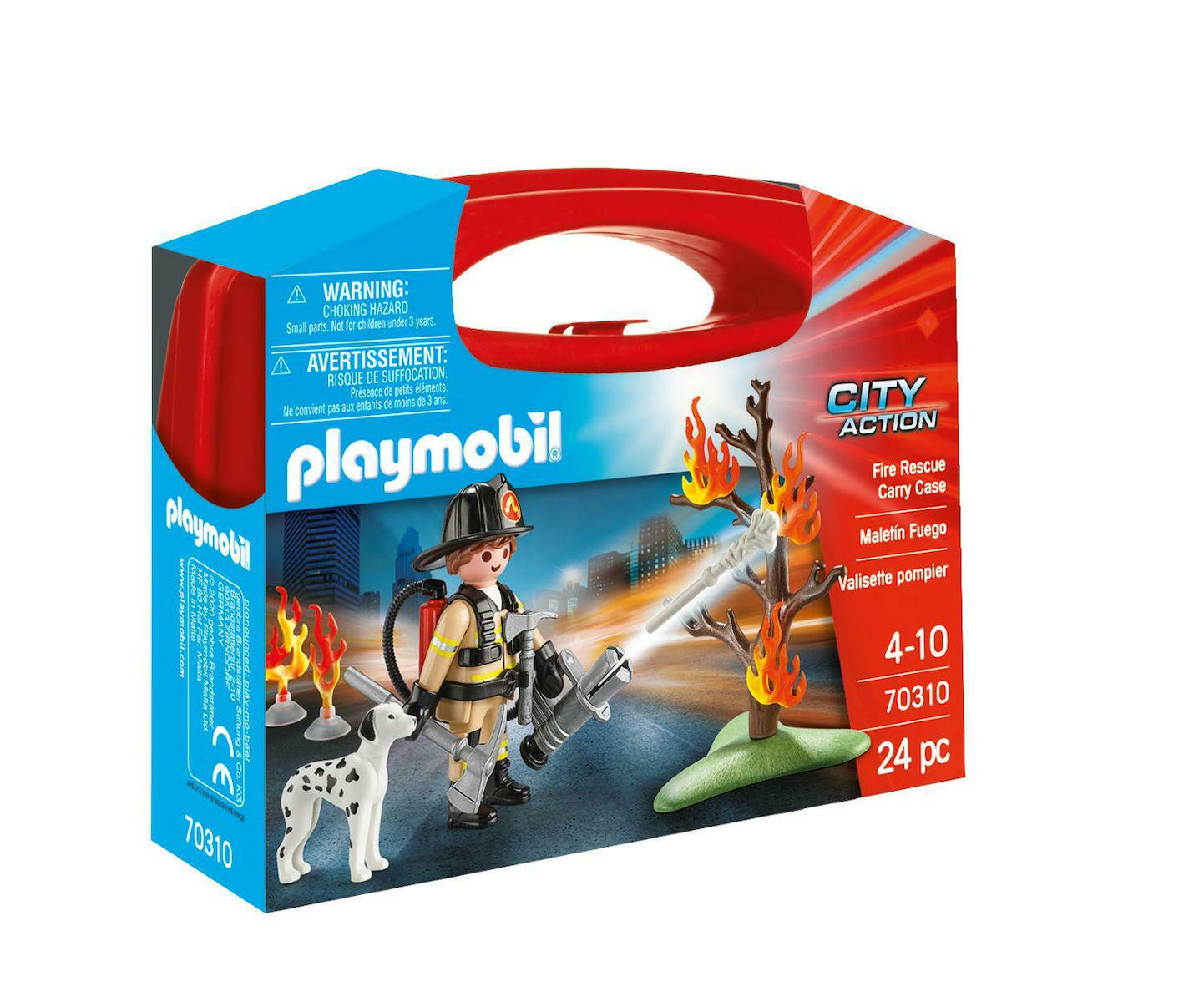 Playmobil Βαλιτσάκι City Action Fire Rescue για 4 ετών