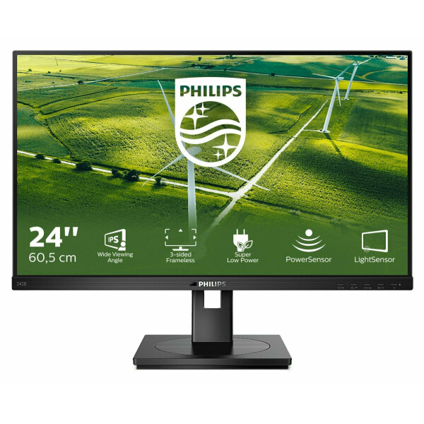 Philips B Line 242B1G IPS Monitor 23.8 FHD 1920x1080 με Χρόνο Απόκρισης 4ms GTG