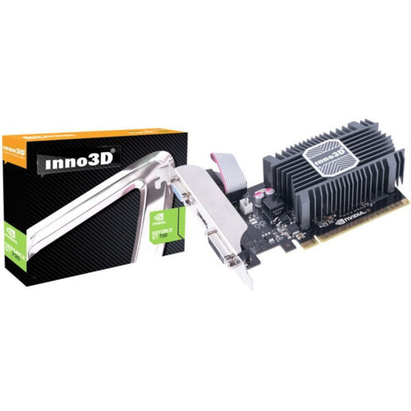 Inno 3D GeForce GT 730 2GB GDDR3 DDR3 LP Κάρτα Γραφικών Κωδικός N730-1SDV-E3BX