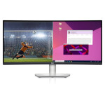 Dell S3423DWC VA Curved Monitor 34 QHD 3440x1440 με Χρόνο Απόκρισης 4ms GTG