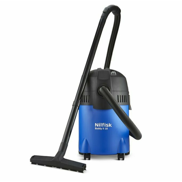 Nilfisk Buddy II 18 Car Cleaner Σκούπα Υγρών / Στερεών 1200W με Πλαστικό Κάδο 18lt Κωδικός 128390151