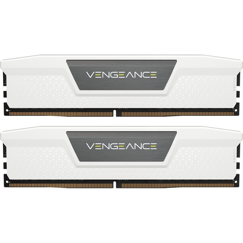 Corsair Vengeance White DDR5 64GB RAM με 2x32GB Modules και Ταχύτητα 5200 για Desktop Κωδικός CMK64GX5M2B5200C40W