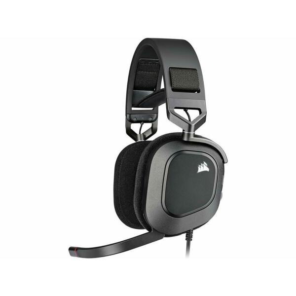 Corsair HS80 RGB Over Ear Gaming Headset με σύνδεση USB Γκρι