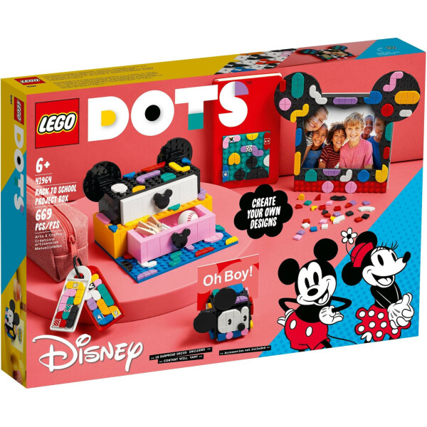 LEGO Dots Mickey Minnie Mouse Back To School Project Box για 6 ετών Ετών Κωδικός 41964