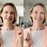 Logitech Brio 500 Web Camera Full HD 1080p με Autofocus Ροζ