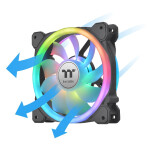 Thermaltake Swafan Case Fan 120mm με RGB Φωτισμό και Σύνδεση 9-Pin 3τμχ