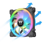 Thermaltake Swafan Case Fan 120mm με RGB Φωτισμό και Σύνδεση 9-Pin 3τμχ