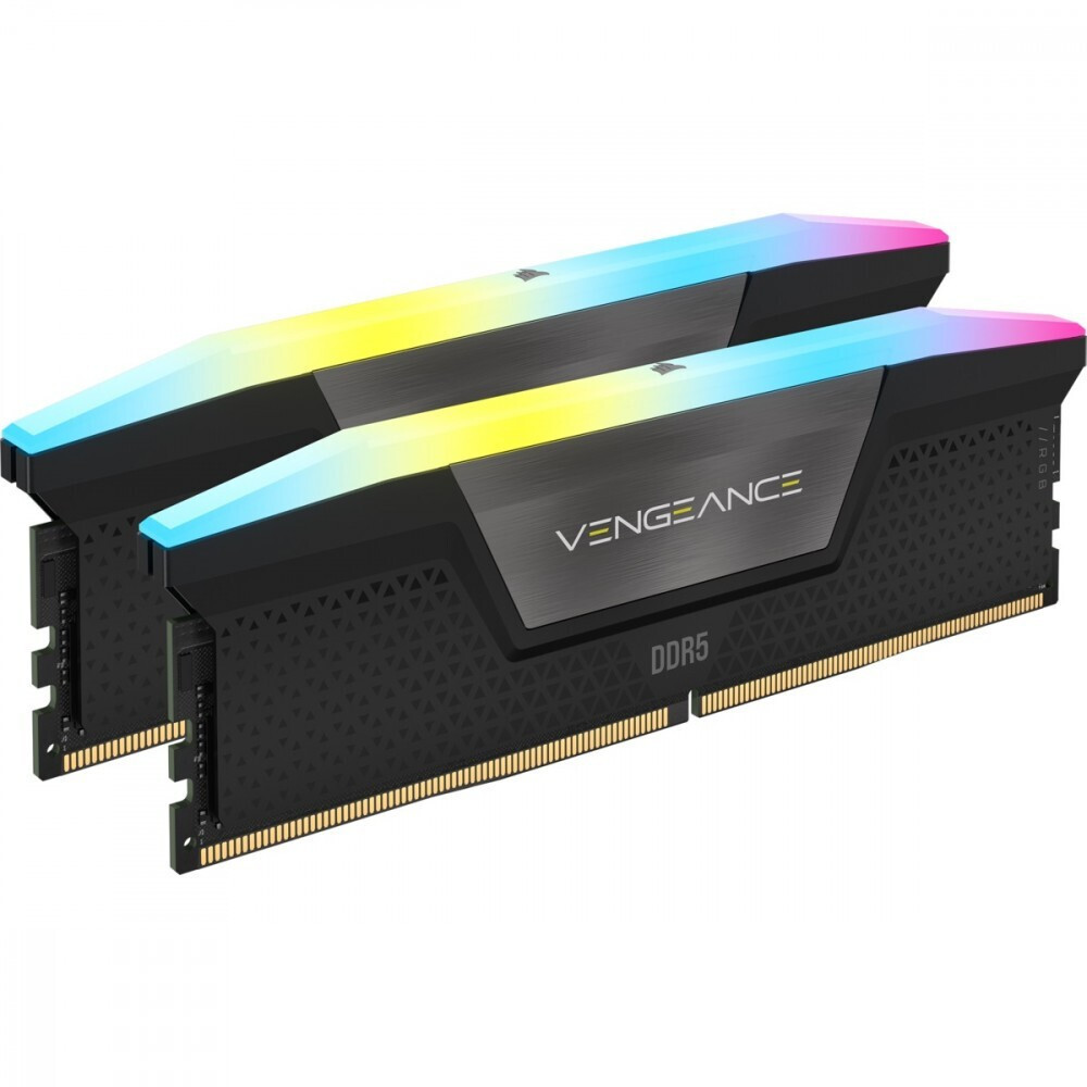 Corsair Vengeance RGB DDR5 32GB RAM με 2x16GB Modules και Ταχύτητα 5200 για Desktop Κωδικός CMH32GX5M2B5200C40