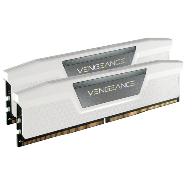 Corsair Vengeance White DDR5 32GB RAM με 2x16GB Modules και Ταχύτητα 5200 για Desktop Κωδικός CMK32GX5M2B5200C40W