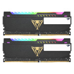 Patriot Viper Steel RGB DDR4 64GB RAM με 2x32GB Modules και Ταχύτητα 3600 για Desktop Κωδικός PVSR464G360C8K