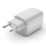 Belkin Φορτιστής Χωρίς Καλώδιο με 2 Θύρες USB-C 65W Power Delivery Λευκός Boost Charge Pro