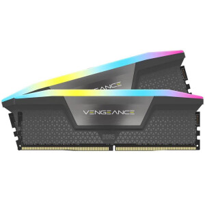 Corsair Vengeance RGB DDR5 64GB RAM με 2x32GB Modules και Ταχύτητα 5600 για Desktop Κωδικός CMH64GX5M2B5600Z40K