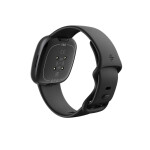 Fitbit Versa 4 Aluminium 41mm Αδιάβροχο Smartwatch με Παλμογράφο Μαύρο