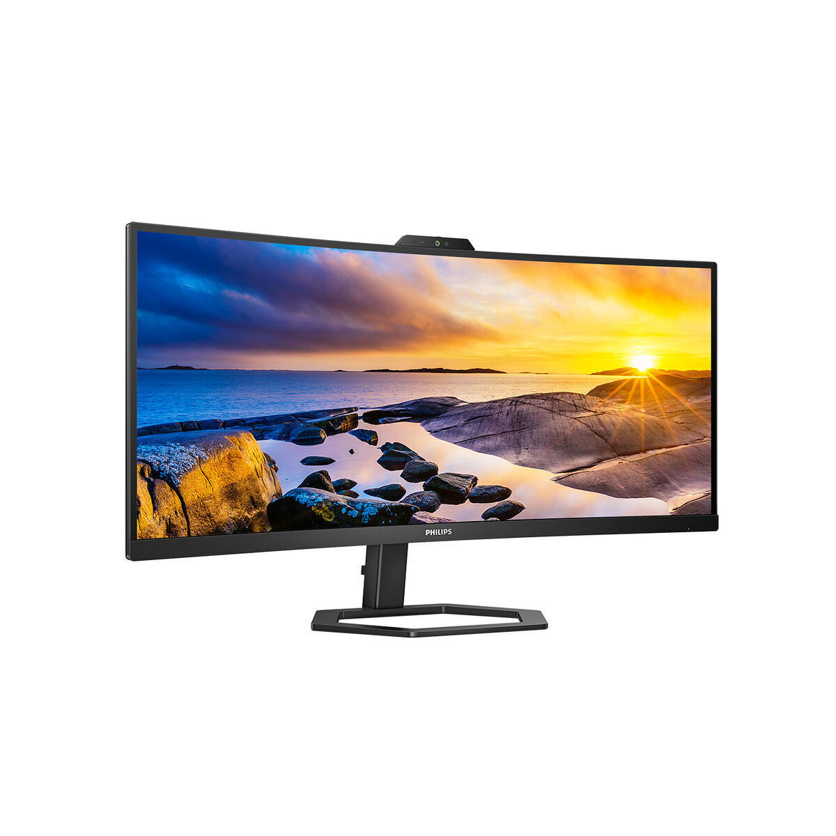 Philips 34E1C5600HE Ultrawide VA Monitor 34 QHD 3440x1440 με Χρόνο Απόκρισης 4ms GTG