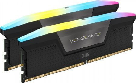 Corsair Vengeance RGB DDR5 32GB RAM με 2x16GB Modules και Ταχύτητα 5600 για Desktop Κωδικός CMH32GX5M2B5600C40K