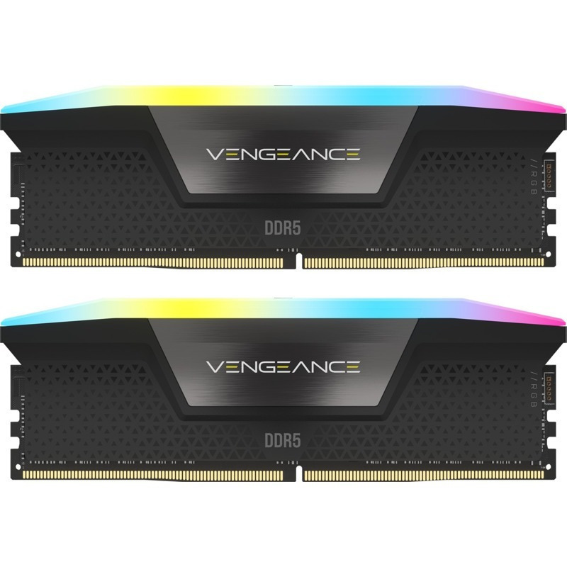 Corsair Vengeance RGB DDR5 32GB RAM με 2x16GB Modules και Ταχύτητα 7200 για Desktop Κωδικός CMH32GX5M2X7200C34
