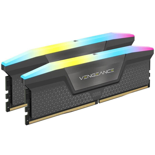 Corsair Vengeance RGB DDR5 64GB RAM με 2x32GB Modules και Ταχύτητα 6000 για Desktop Κωδικός CMH64GX5M2B6000Z40