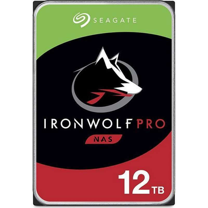 Seagate IronWolf Pro 12TB HDD Σκληρός Δίσκος 3.5 SATA III 7200rpm με 256MB Cache για NAS Κωδικός ST12000NT001
