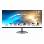 MSI MP341CQ VA Curved Gaming Monitor 34 QHD 3440x1440 με Χρόνο Απόκρισης 4ms GTG