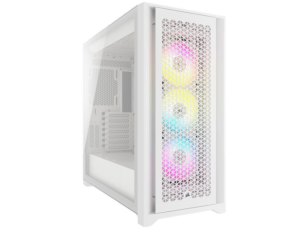 Corsair 5000D RGB Airflow Gaming Midi Tower Κουτί Υπολογιστή με Πλαϊνό Παράθυρο Λευκό