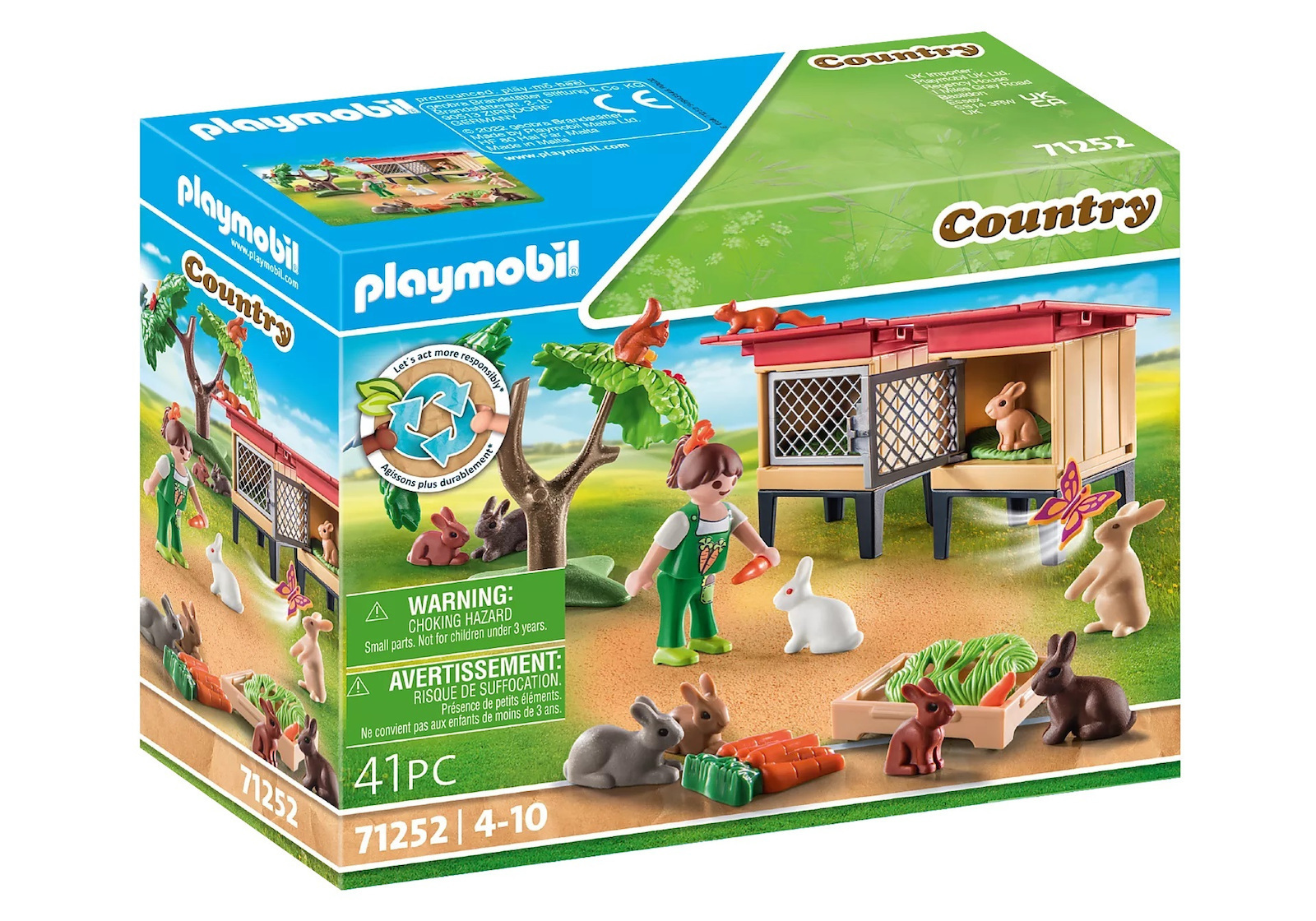 Playmobil Country Κουνελόσπιτο για 4-10 ετών