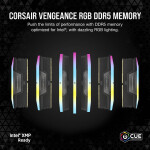 Corsair Vengeance 96GB DDR5 RAM με 2 Modules 2x48GB και Ταχύτητα 5600 για Desktop Κωδικός CMH96GX5M2B5600C40