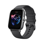 Amazfit GTS 3 Aluminium 43mm Αδιάβροχο Smartwatch με Παλμογράφο Graphite Black