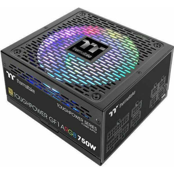 Thermaltake Toughpower GF3 ARGB 750W Μαύρο Τροφοδοτικό Υπολογιστή Full Modular 80 Plus Gold