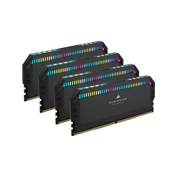Corsair Dominator Platinum RGB DDR5 64GB RAM με 4x16GB Modules και Ταχύτητα 6400 για Desktop Κωδικός CMT64GX5M4B6400C32