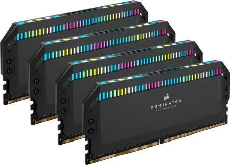 Corsair Dominator Platinum RGB DDR5 64GB RAM με 4x16GB Modules και Ταχύτητα 6400 για Desktop Κωδικός CMT64GX5M4B6400C32