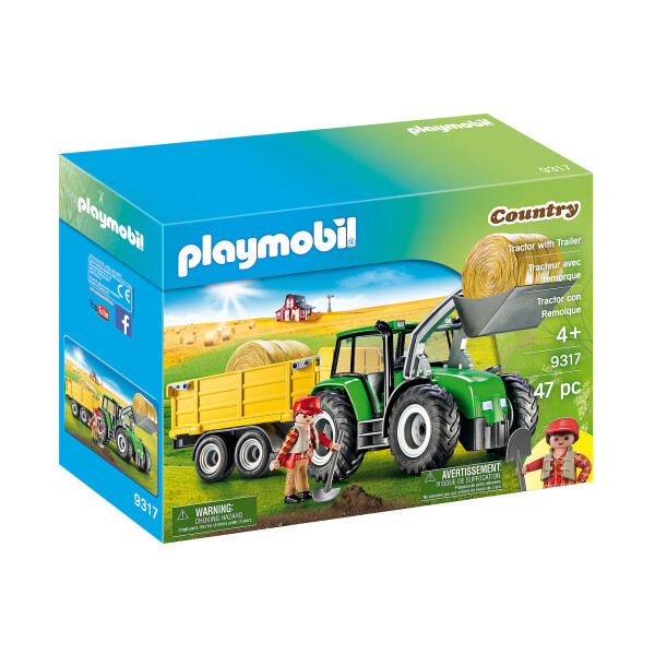 Playmobil Country Τρακτέρ με Τρέιλερ για 4 ετών