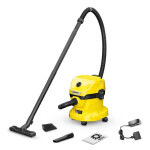 Karcher WD 2-18 Επαναφορτιζόμενη Σκούπα Υγρών / Στερεών με Πλαστικό Κάδο 12lt Κωδικός 1.628-501.0