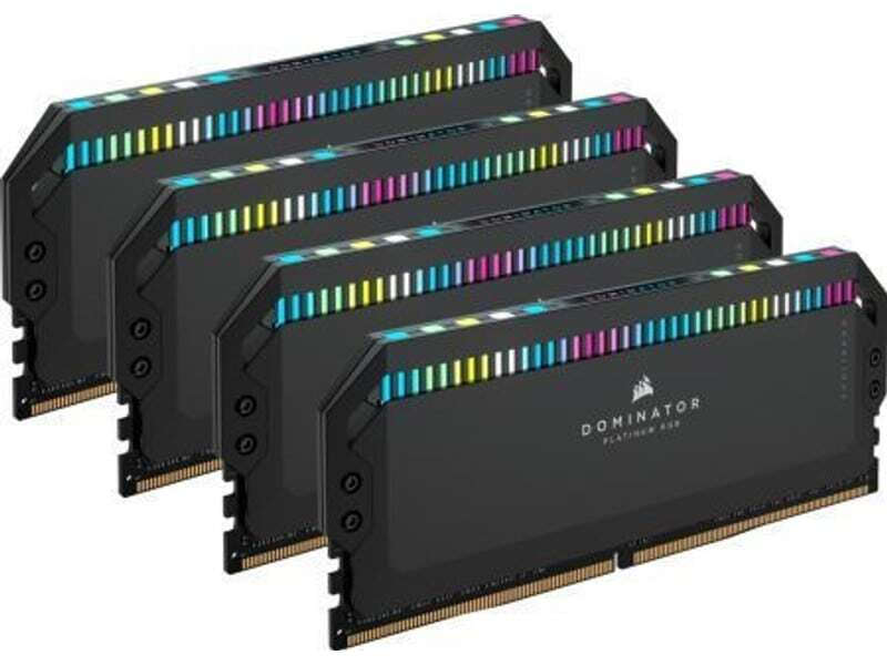 Corsair Dominator Platinum RGB DDR5 64GB RAM με 4x16GB Modules και Ταχύτητα 6200 για Desktop Κωδικός CMT64GX5M4B6200C32