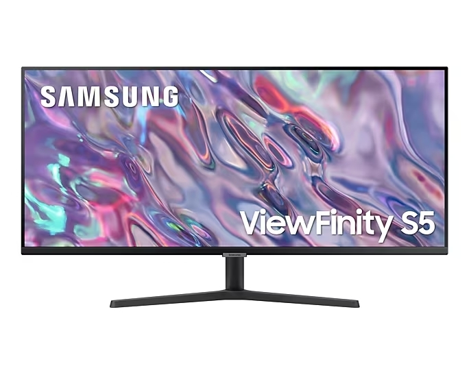 Samsung ViewFinity S5 S50GC Ultrawide VA HDR Monitor 34 QHD 3440x1440 με Χρόνο Απόκρισης 5ms GTG