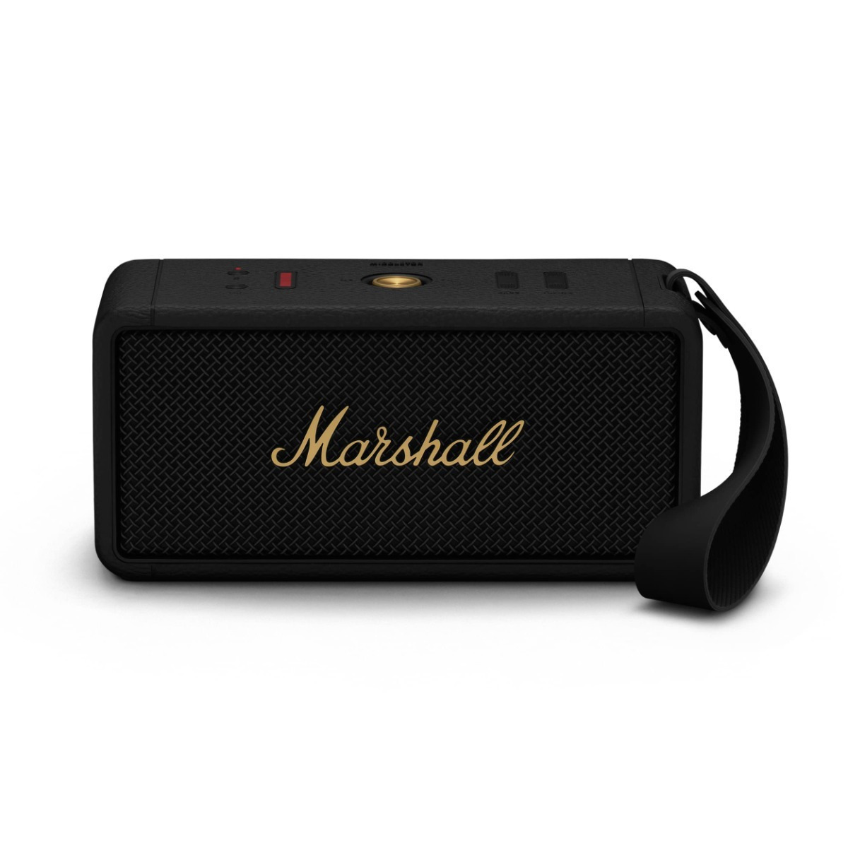 Marshall Middleton Αδιάβροχο Ηχείο Bluetooth 60W με Διάρκεια Μπαταρίας έως 20 ώρες Black and Brass