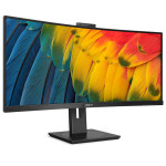 Philips 34B1U5600CH Ultrawide VA Curved Monitor 34 QHD 3440x1440 με Χρόνο Απόκρισης 4ms GTG