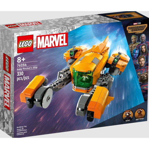 LEGO Marvel Baby Rockets Ship για 8 ετών Ετών Κωδικός 76254