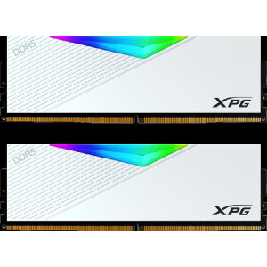 Adata XPG Lancer White DDR5 64GB RAM με 2x32GB Modules και Ταχύτητα 6000 για Desktop Κωδικός AX5U6000C3032G-DCLARWH