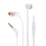 JBL Tune 160 In-ear Handsfree με Βύσμα 3.5mm Λευκό