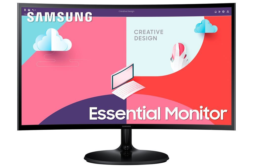 Samsung S27C364EAU VA Curved Monitor 27 FHD 1920x1080 με Χρόνο Απόκρισης 4ms GTG