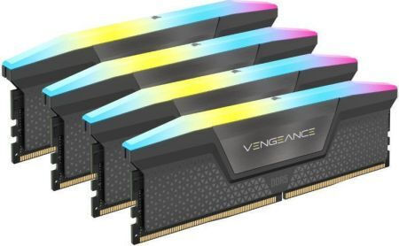 Corsair Vengeance RGB DDR5 64GB RAM με 4x16GB Modules και Ταχύτητα 6200 για Desktop Κωδικός CMH64GX5M4B6200C32