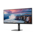 AOC U34V5C Ultrawide VA Monitor 34 QHD 3440x1440 με Χρόνο Απόκρισης 4ms GTG