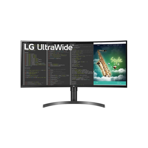 LG 35WN75CP-B Ultrawide VA HDR Curved Gaming Monitor 35 QHD 3440x1440 με Χρόνο Απόκρισης 5ms GTG