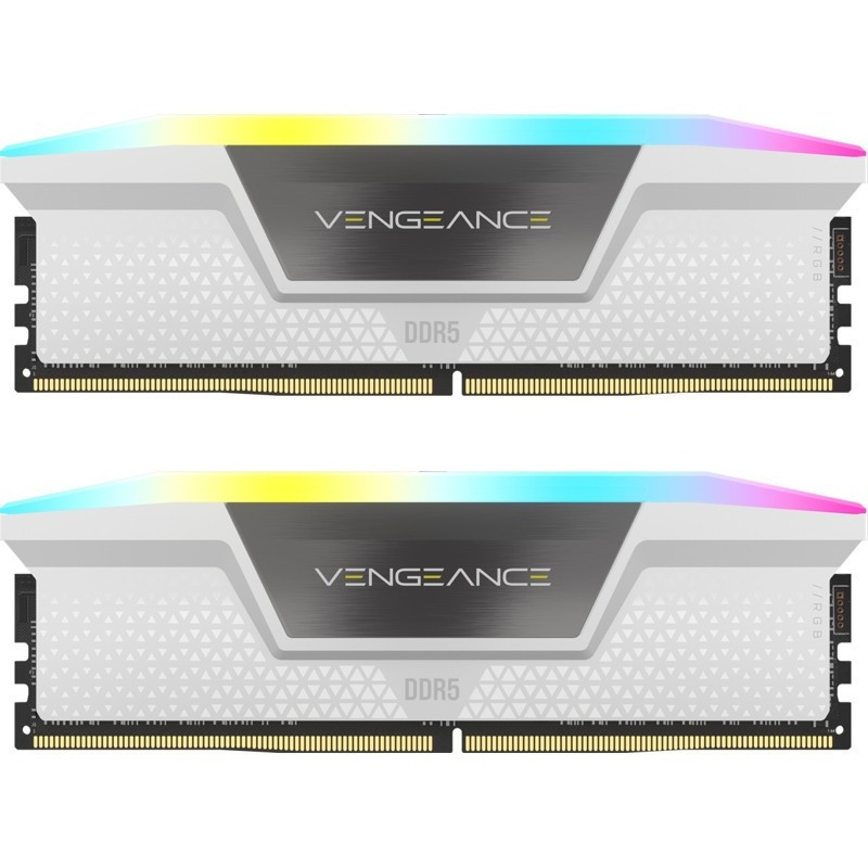 Corsair Vengeance RGB DDR5 64GB RAM με 2x32GB Modules και Ταχύτητα 5200 για Desktop Κωδικός CMH64GX5M2B5200C40W