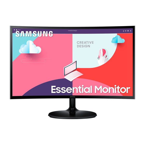 Samsung S24C360EAU VA Curved Monitor 24 FHD 1920x1080 με Χρόνο Απόκρισης 4ms GTG