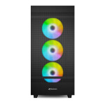 Sharkoon Rebel C50 RGB Gaming Midi Tower Κουτί Υπολογιστή με Πλαϊνό Παράθυρο Μαύρο